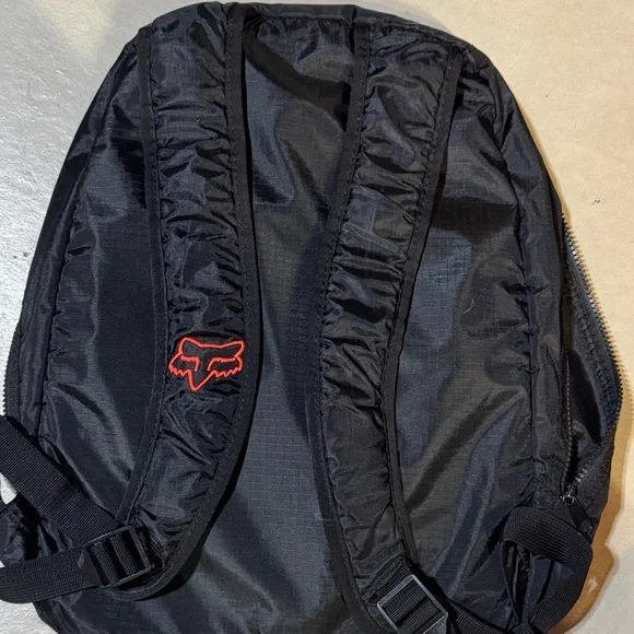 Fox Black and Vibrant Red Men's Backpack - Picture 3 of 5